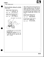 Preview for 117 page of Honda Acura NSX 1991 Service Manual