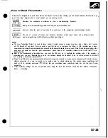 Preview for 199 page of Honda Acura NSX 1991 Service Manual