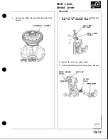 Preview for 354 page of Honda Acura NSX 1991 Service Manual