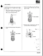 Preview for 368 page of Honda Acura NSX 1991 Service Manual