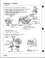 Preview for 385 page of Honda Acura NSX 1991 Service Manual