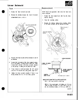 Preview for 465 page of Honda Acura NSX 1991 Service Manual