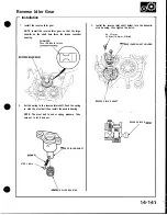 Preview for 523 page of Honda Acura NSX 1991 Service Manual