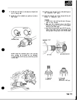 Предварительный просмотр 563 страницы Honda Acura NSX 1991 Service Manual