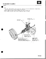 Preview for 632 page of Honda Acura NSX 1991 Service Manual