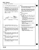 Preview for 729 page of Honda Acura NSX 1991 Service Manual