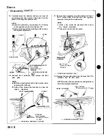 Preview for 836 page of Honda Acura NSX 1991 Service Manual