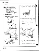 Preview for 848 page of Honda Acura NSX 1991 Service Manual