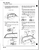 Preview for 854 page of Honda Acura NSX 1991 Service Manual