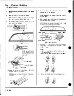 Preview for 856 page of Honda Acura NSX 1991 Service Manual