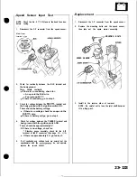 Preview for 1119 page of Honda Acura NSX 1991 Service Manual