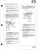 Preview for 1137 page of Honda Acura NSX 1991 Service Manual