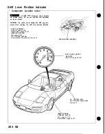 Preview for 1138 page of Honda Acura NSX 1991 Service Manual