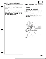 Preview for 1153 page of Honda Acura NSX 1991 Service Manual