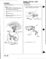 Preview for 1176 page of Honda Acura NSX 1991 Service Manual