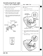 Preview for 1184 page of Honda Acura NSX 1991 Service Manual