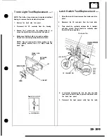 Preview for 1185 page of Honda Acura NSX 1991 Service Manual