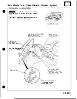 Preview for 1193 page of Honda Acura NSX 1991 Service Manual