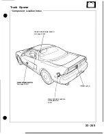 Preview for 1229 page of Honda Acura NSX 1991 Service Manual