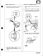 Preview for 1231 page of Honda Acura NSX 1991 Service Manual