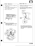 Preview for 1273 page of Honda Acura NSX 1991 Service Manual