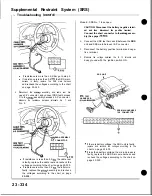 Preview for 1318 page of Honda Acura NSX 1991 Service Manual