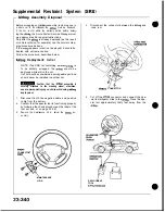 Preview for 1324 page of Honda Acura NSX 1991 Service Manual