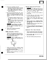 Preview for 1325 page of Honda Acura NSX 1991 Service Manual