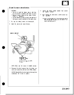 Preview for 1331 page of Honda Acura NSX 1991 Service Manual