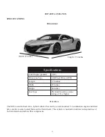 Предварительный просмотр 3 страницы Honda Acura NSX 2017 Towing And Road Service Manual