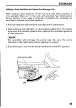 Preview for 45 page of Honda and WT40X Owner'S Manual