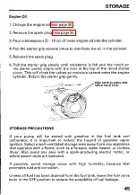 Preview for 47 page of Honda and WT40X Owner'S Manual