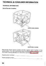 Preview for 52 page of Honda and WT40X Owner'S Manual