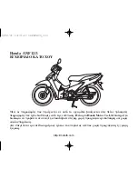 Предварительный просмотр 393 страницы Honda ANF125 Owner'S Manual