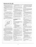 Предварительный просмотр 15 страницы Honda ATC 110 Service Manual