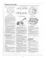 Предварительный просмотр 17 страницы Honda ATC 110 Service Manual