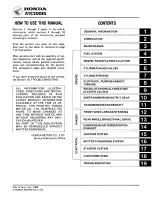 Предварительный просмотр 3 страницы Honda ATC 200ES1984 Shop Manual