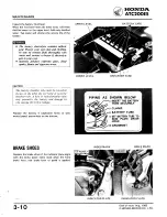 Предварительный просмотр 30 страницы Honda ATC 200ES1984 Shop Manual