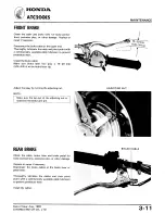 Предварительный просмотр 31 страницы Honda ATC 200ES1984 Shop Manual