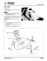 Предварительный просмотр 39 страницы Honda ATC 200ES1984 Shop Manual