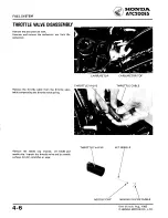 Предварительный просмотр 42 страницы Honda ATC 200ES1984 Shop Manual