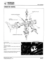 Предварительный просмотр 43 страницы Honda ATC 200ES1984 Shop Manual