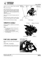 Предварительный просмотр 45 страницы Honda ATC 200ES1984 Shop Manual