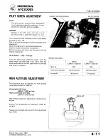 Предварительный просмотр 47 страницы Honda ATC 200ES1984 Shop Manual