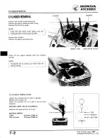 Предварительный просмотр 78 страницы Honda ATC 200ES1984 Shop Manual