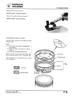 Предварительный просмотр 81 страницы Honda ATC 200ES1984 Shop Manual