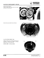 Предварительный просмотр 92 страницы Honda ATC 200ES1984 Shop Manual