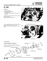 Предварительный просмотр 100 страницы Honda ATC 200ES1984 Shop Manual