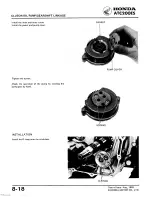 Предварительный просмотр 102 страницы Honda ATC 200ES1984 Shop Manual