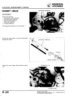 Предварительный просмотр 104 страницы Honda ATC 200ES1984 Shop Manual